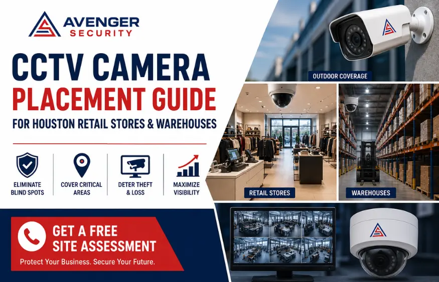 CCTV Camera Placement Guide for Houston Retail Stores & Warehouses 1 CCTV camera placement Houston for retail stores and warehouses with strategic surveillance coverage