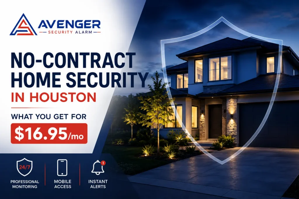 no contract home security Houston
