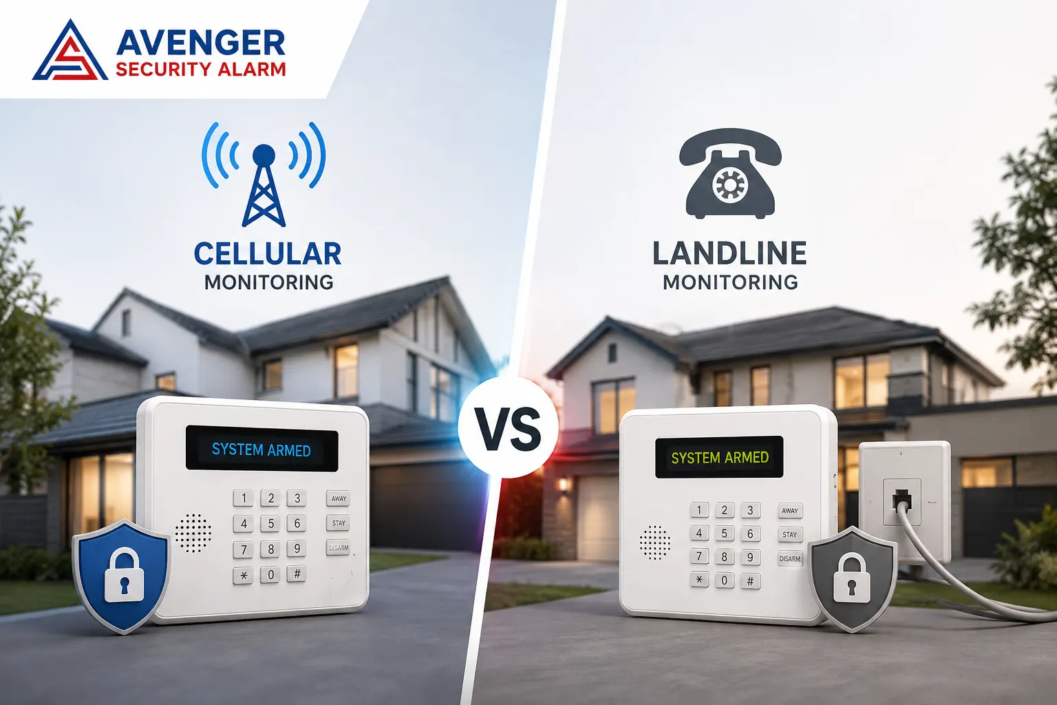 Cellular alarm monitoring vs. landline for Houston homes
