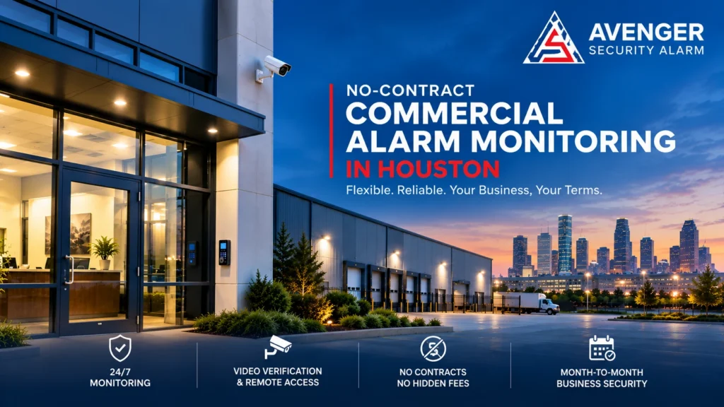 No Contract Commercial Alarm Monitoring Houston